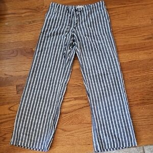 Just Living Wide Leg Striped Pants